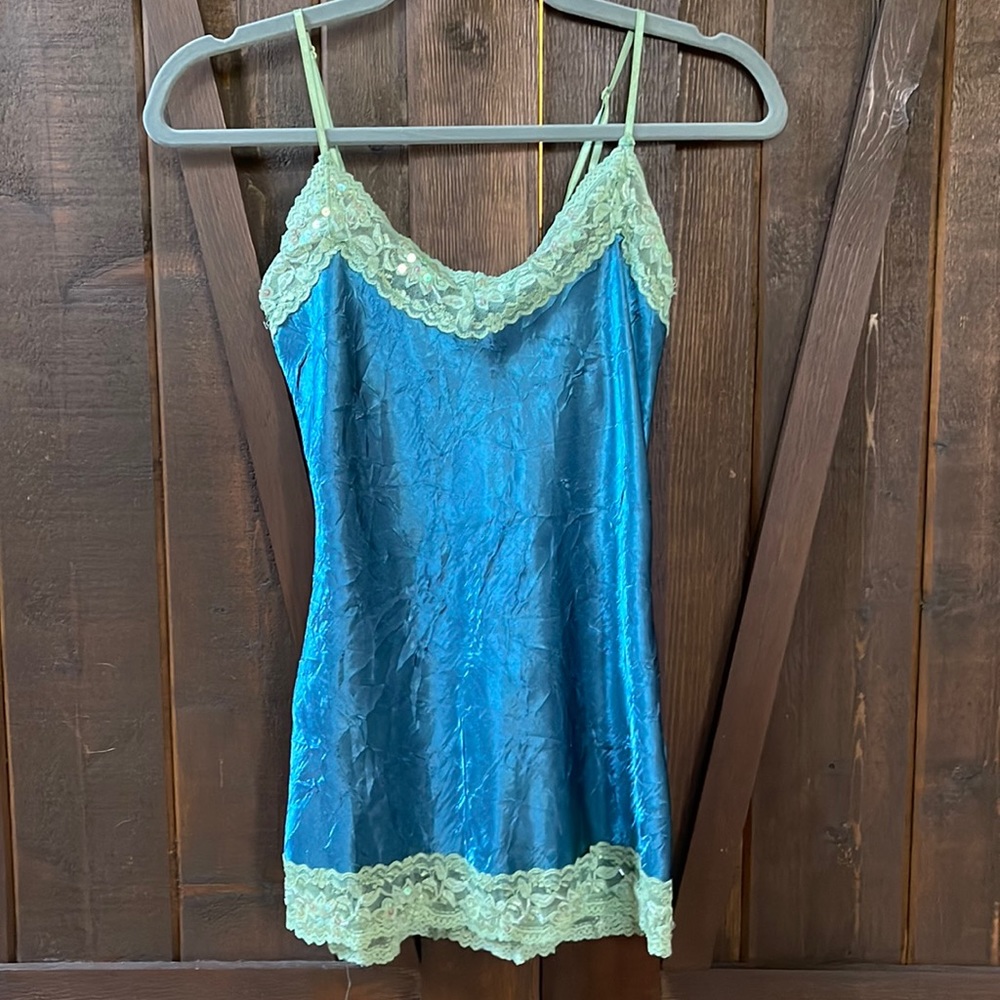 Small Boutique Teal Tank (kumbaya)